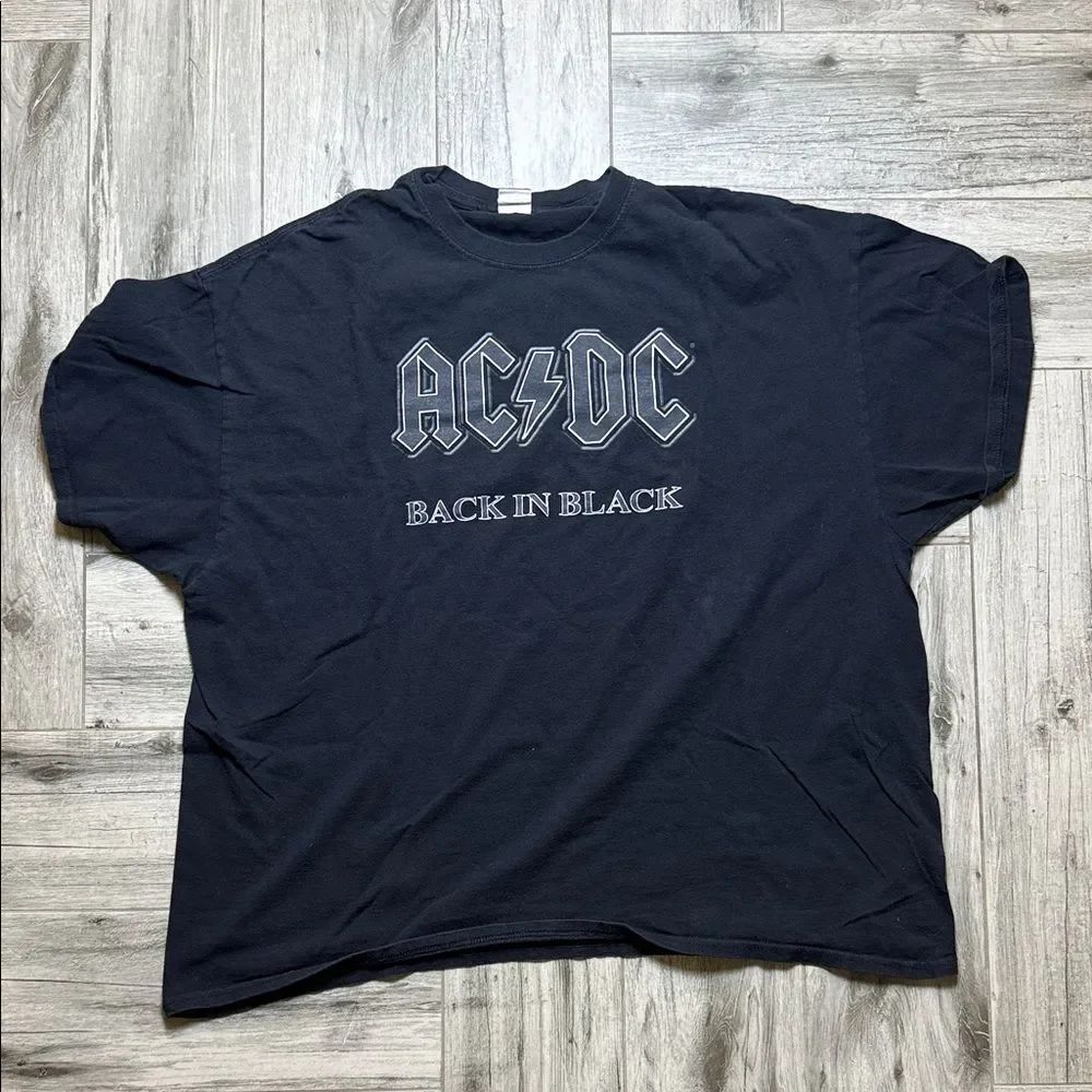 AC/DC Black Short Sleeve Tee